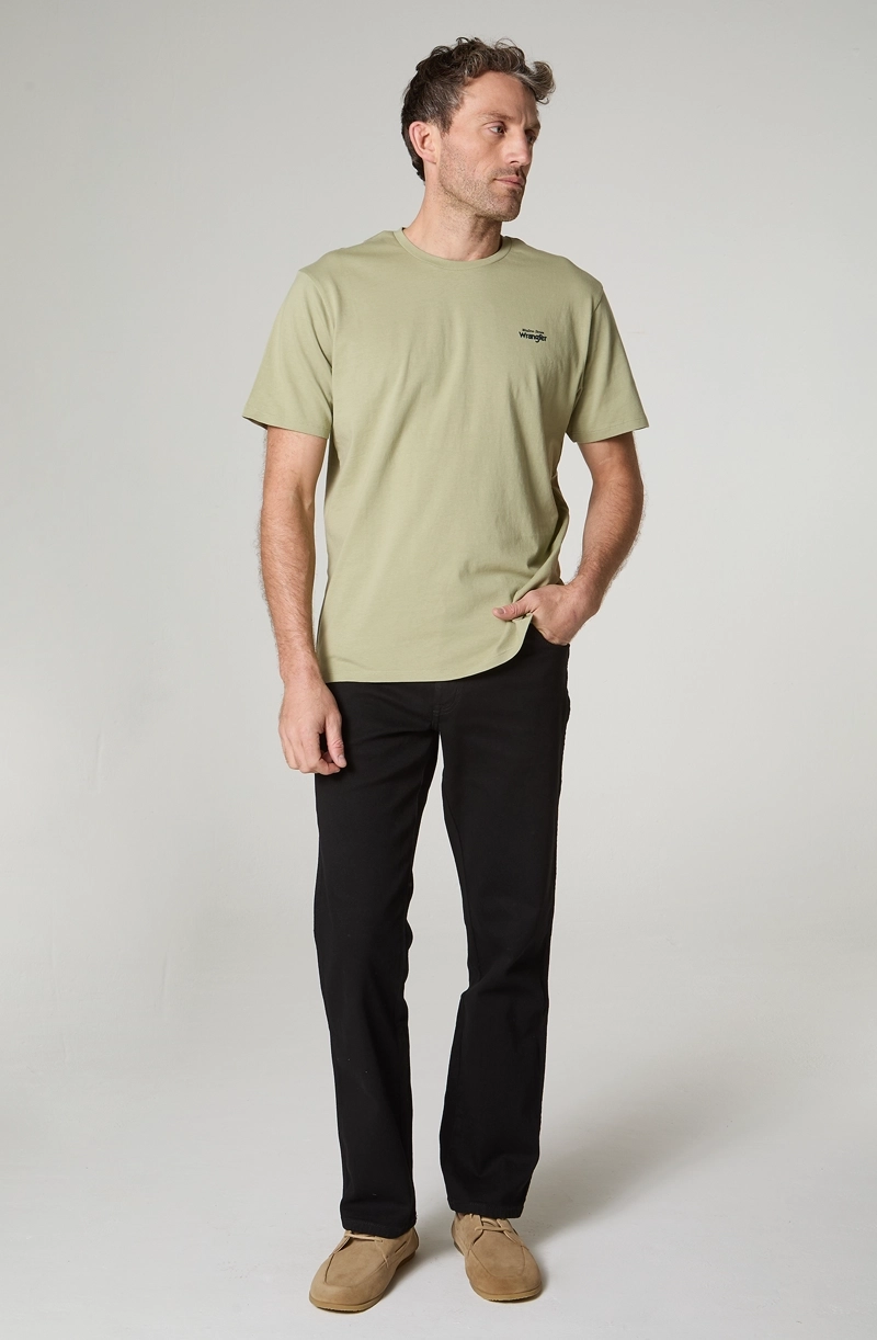 POLERA HOMBRE CUELLO REDONDO MANGA CORTA REGULAR FIT 100% COTTON - 1