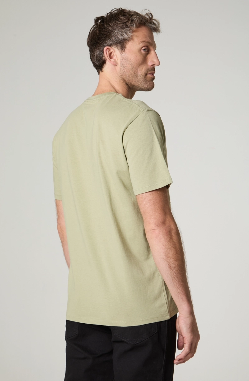 POLERA HOMBRE CUELLO REDONDO MANGA CORTA REGULAR FIT 100% COTTON - 4