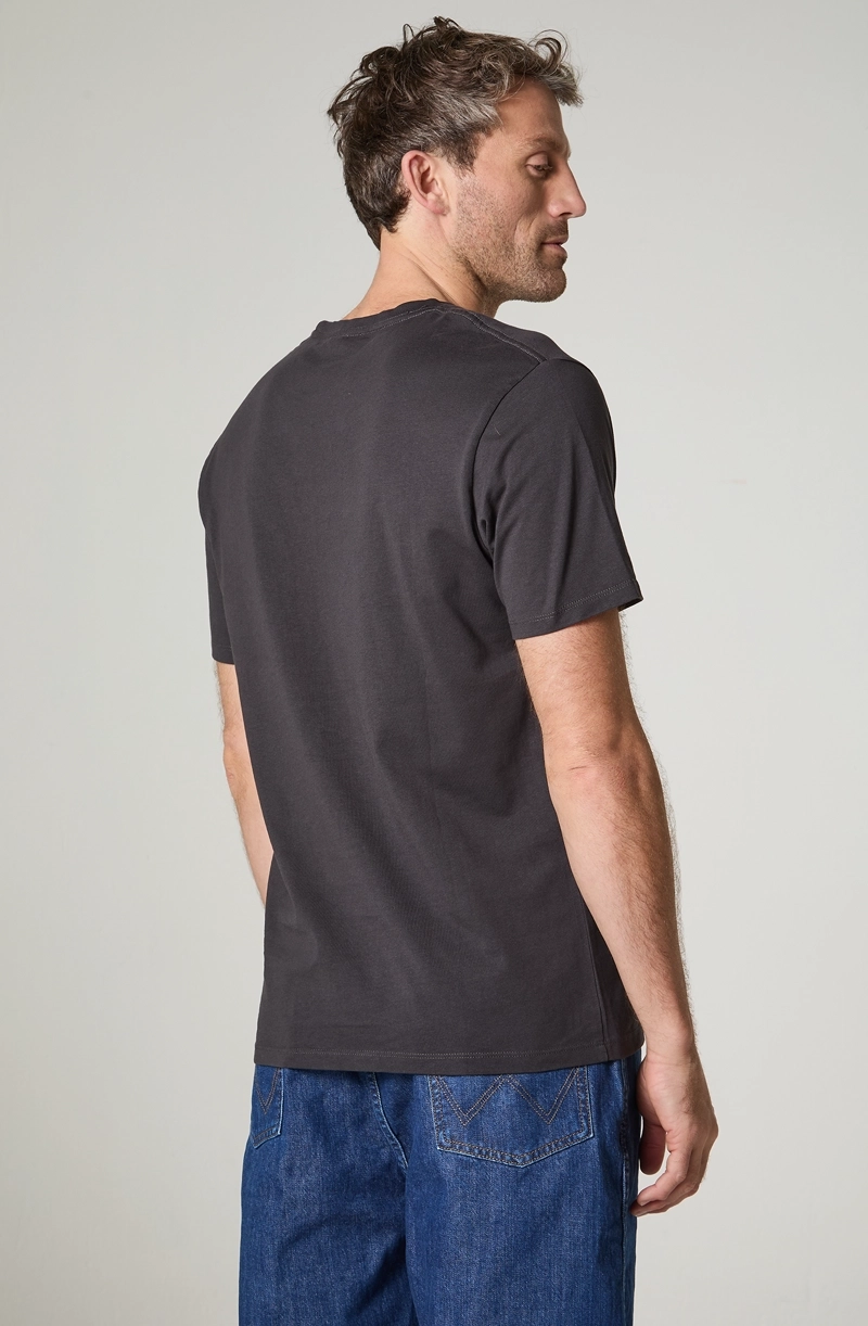 POLERA HOMBRE CUELLO REDONDO MANGA CORTA REGULAR FIT 100% COTTON - 4