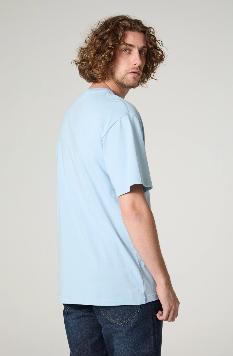 POLERA HOMBRE CUELLO REDONDO MANGA CORTA  REGULAR  FIT BORDADO - 4