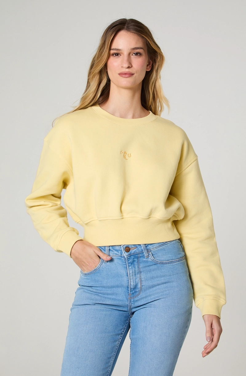 POLERON MUJER CUELLO REDONDO RELAXED FIT - 2