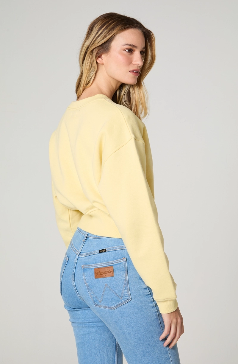 POLERON MUJER CUELLO REDONDO RELAXED FIT - 4
