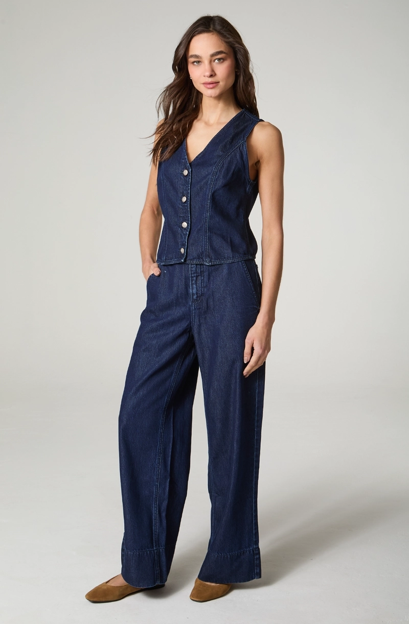VEST MUJER DENIM REGULAR FIT - 1