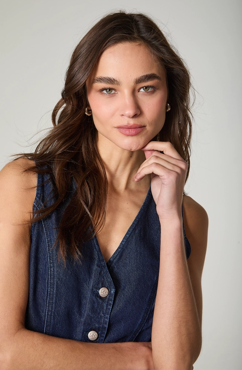 VEST MUJER DENIM REGULAR FIT - 3