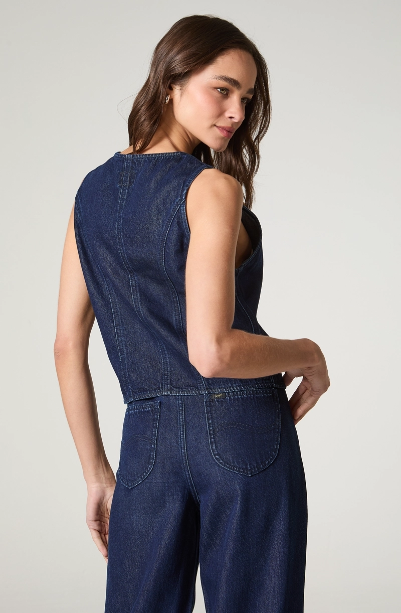 VEST MUJER DENIM REGULAR FIT - 5