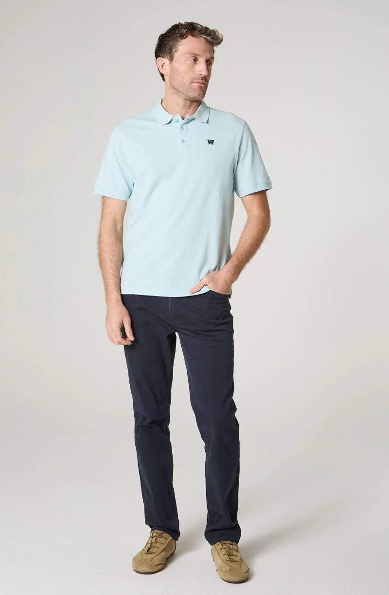 POLERA HOMBRE PIQUE MANGA CORTA  REGULAR FIT 100% COTTON - 1