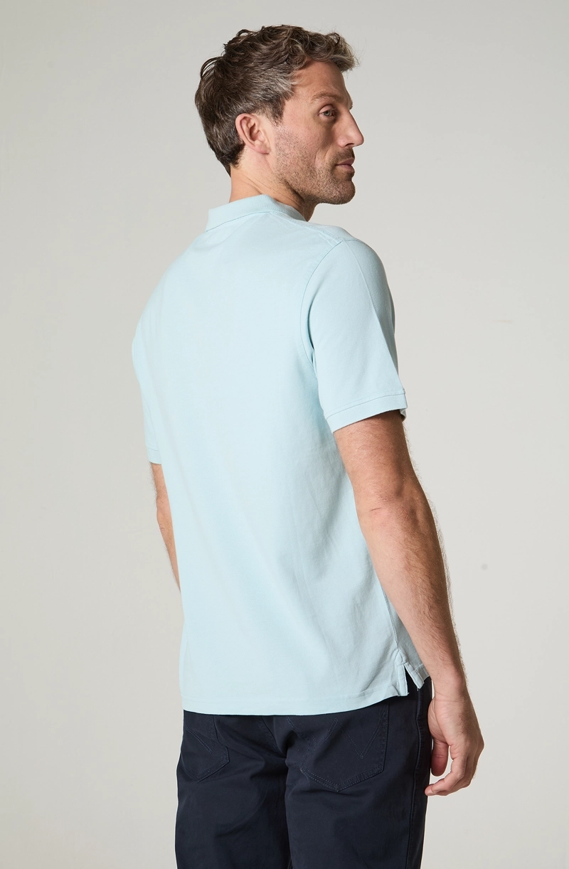 POLERA HOMBRE PIQUE MANGA CORTA  REGULAR FIT 100% COTTON - 4