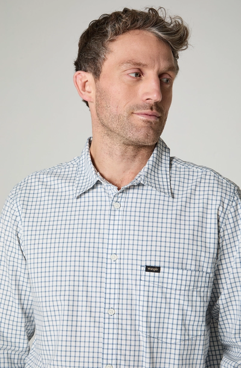 CAMISA HOMBRE MANGA CORTA LINO 1 BOLSILLO REGULAR FIT - 3