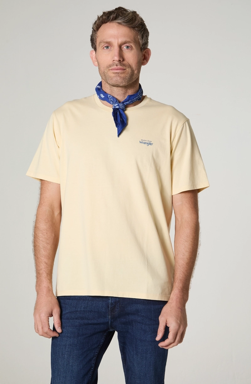 POLERA HOMBRE CUELLO REDONDO MANGA CORTA REGULAR FIT 100% COTTON - 2