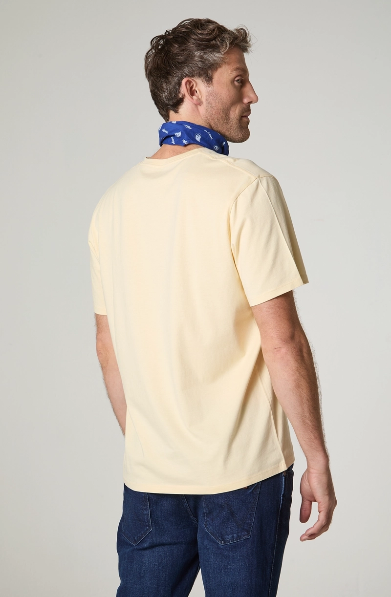 POLERA HOMBRE CUELLO REDONDO MANGA CORTA REGULAR FIT 100% COTTON - 4