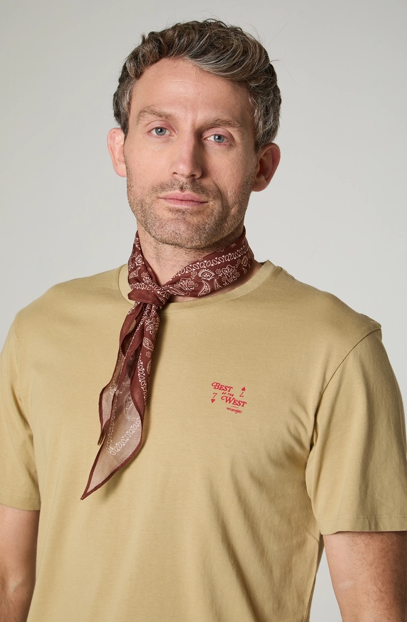 POLERA HOMBRE CUELLO REDONDO MANGA CORTA REGULAR FIT 100% COTTON - 3