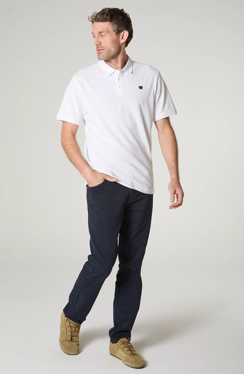 POLERA HOMBRE PIQUE MANGA CORTA  REGULAR FIT 100% COTTON - 1