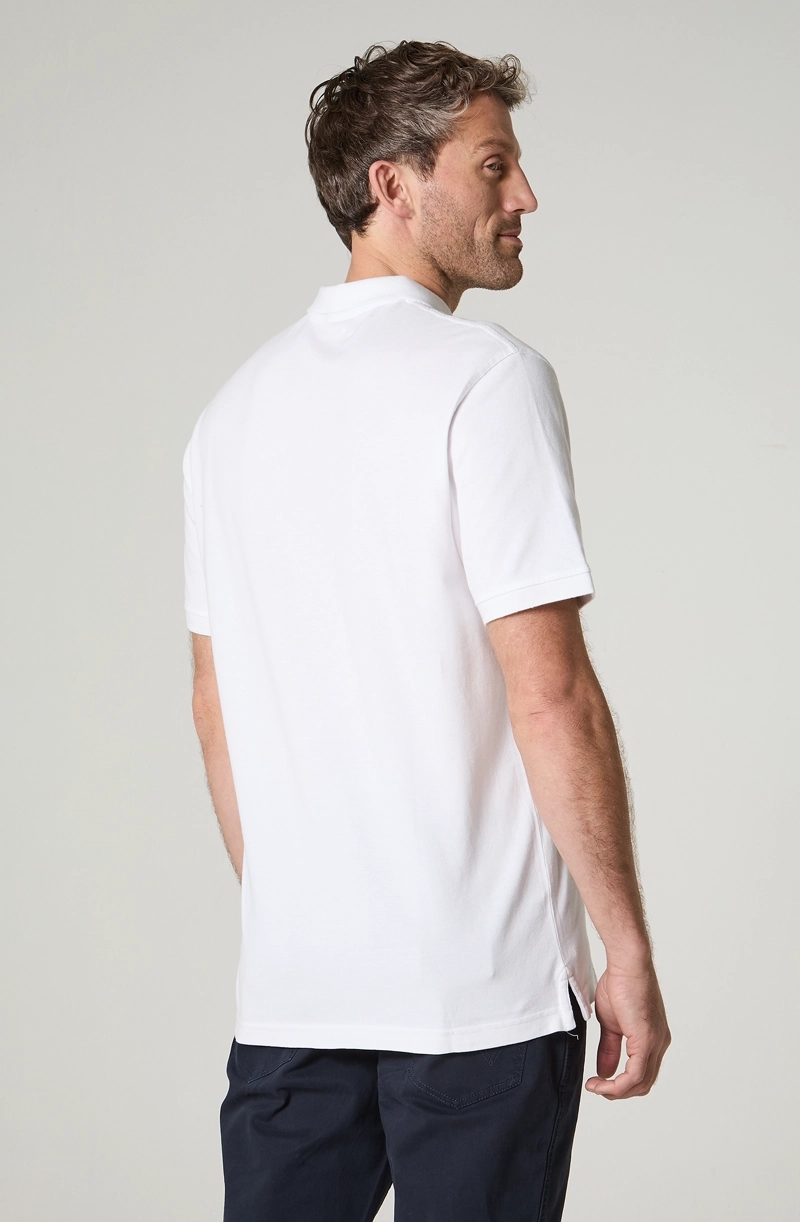 POLERA HOMBRE PIQUE MANGA CORTA  REGULAR FIT 100% COTTON - 4