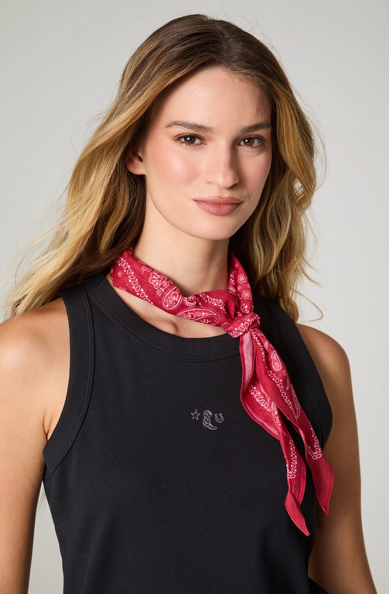 POLERA MUJER RINGER TANK SIN MANGAS SLIM FIT - 3