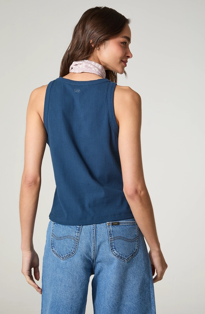POLERA MUJER TANK SIN MANGA REGULAR  FIT - 4