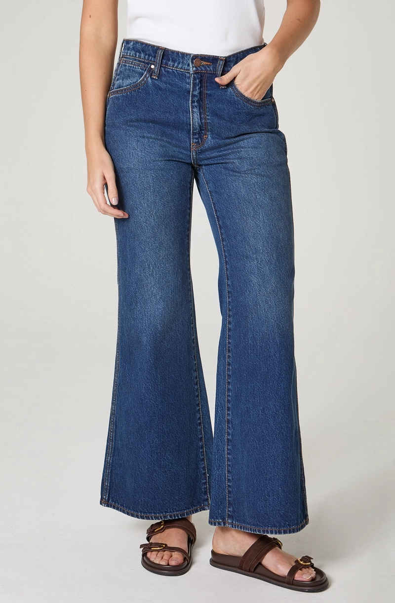 JEANS MUJER 70´FLARE FLARE 100% COTTON - 2