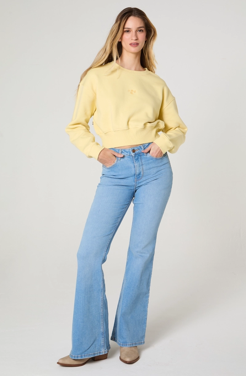 JEANS WRANGLER MUJER FIERCE FLARE LIGHT BLUE - 1