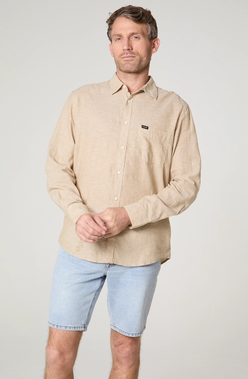 CAMISA HOMBRE MANGA LARGA DISEÑO CUADROS WESTERN REGULAR FIT - 2