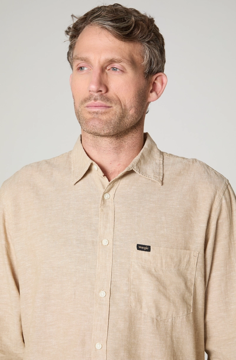 CAMISA HOMBRE MANGA LARGA DISEÑO CUADROS WESTERN REGULAR FIT - 3