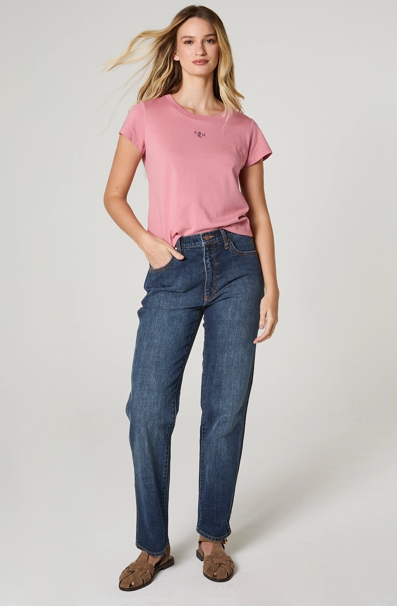 JEANS MUJER SUNSET REGULAR STRAIGHT 100% COTTON - 1