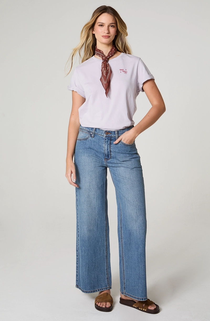 JEANS MUJER BAGGY BAGGY 100% COTTON - 1