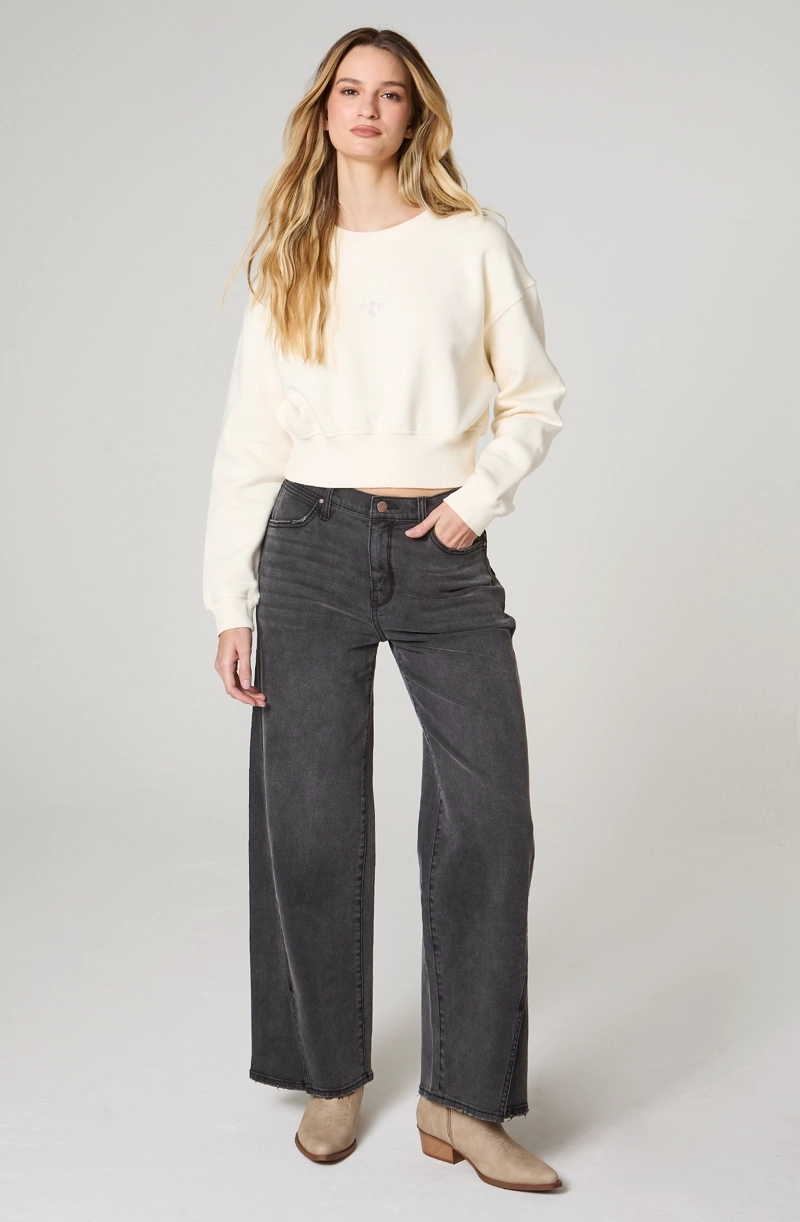 JEANS MUJER LOOSE SPAT  RELAXED FIT 100% COTTON - 1