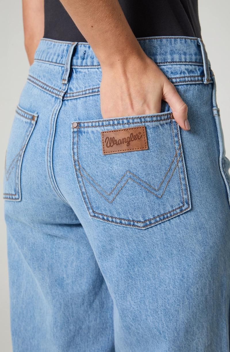 JEANS MUJER WORLD WIDE RELAXED FIT 100% COTTON - 4