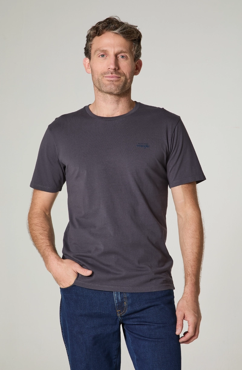 POLERA HOMBRE CUELLO REDONDO MANGA CORTA REGULAR FIT 100% COTTON - 2