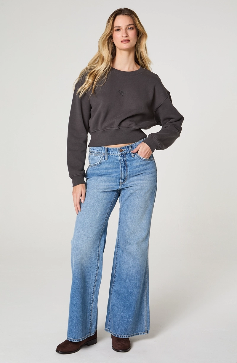JEANS MUJER 70´FLARE FLARE 100% COTTON - 1
