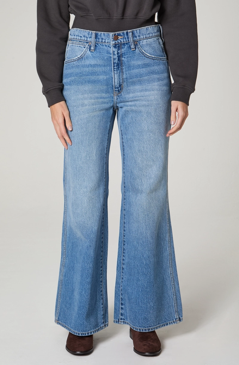JEANS MUJER 70´FLARE FLARE 100% COTTON - 2