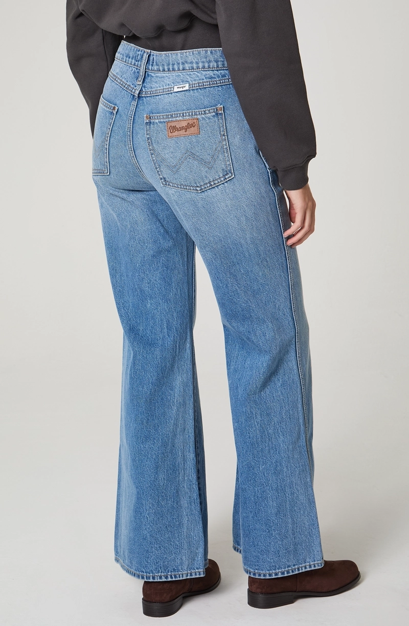 JEANS MUJER 70´FLARE FLARE 100% COTTON - 3