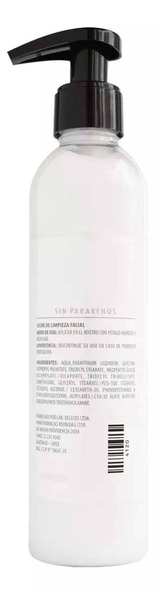 EMULSIÓN LECHE LASSERRE COSMETIQUE LIMPIEZA FACIAL 220ML DESMAQUILLANTE DÍA/NOCH - 2