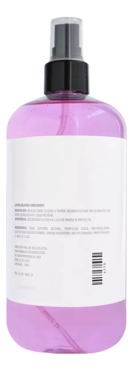 LOCIÓN ABLANDA COMEDONES 500 ML - 2