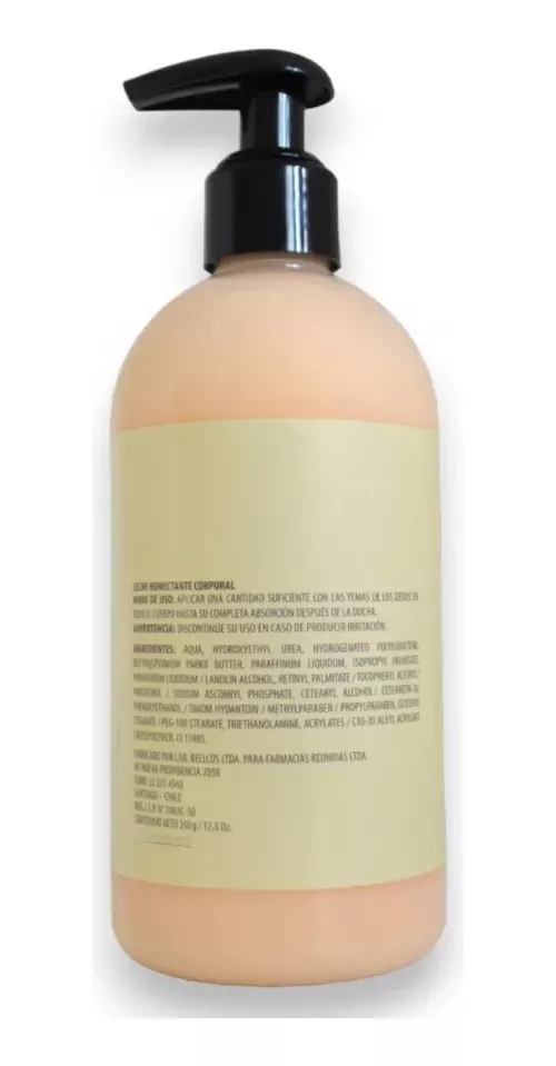 LECHE HUMECTANTE CORPORAL 500 G REDUCE RESEQUEDAD, CON UREA - 2