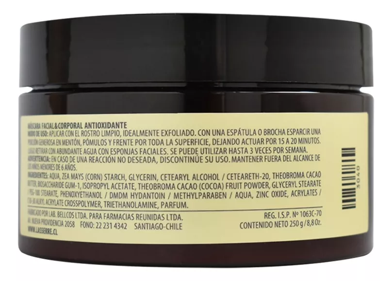 MÁSCARA FACIAL DE CHOCOLATE 250GR - 3
