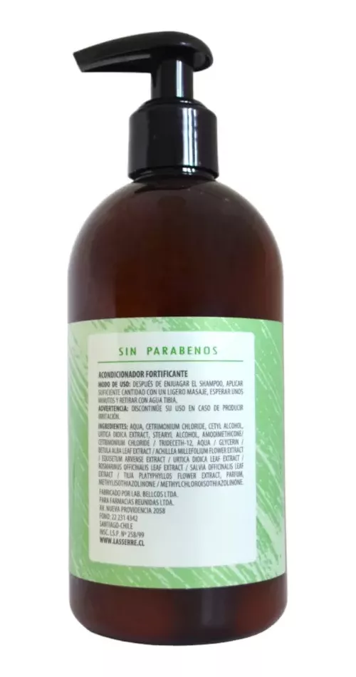 ACONDICIONADOR FORTIFICANTE 350 ML ANTICAÍDA, ORTIGA SIN SAL - 2