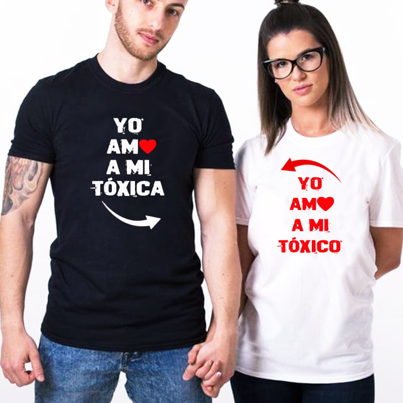 POLERAS PAREJAS TOXICAS-PACK 04 - 1