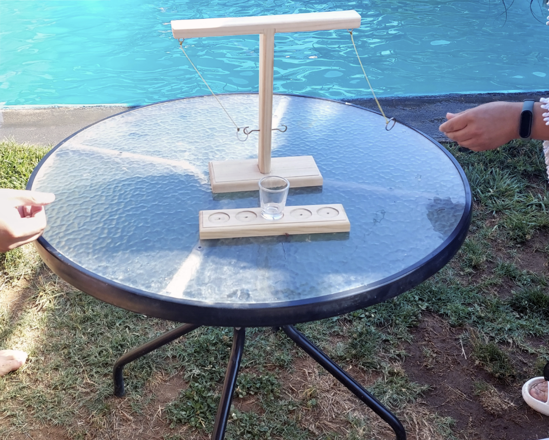 ANILLOS RING TOSS SHOT LANZAMIENTO JUEGO MADERA BEBER EN FIESTA - 2