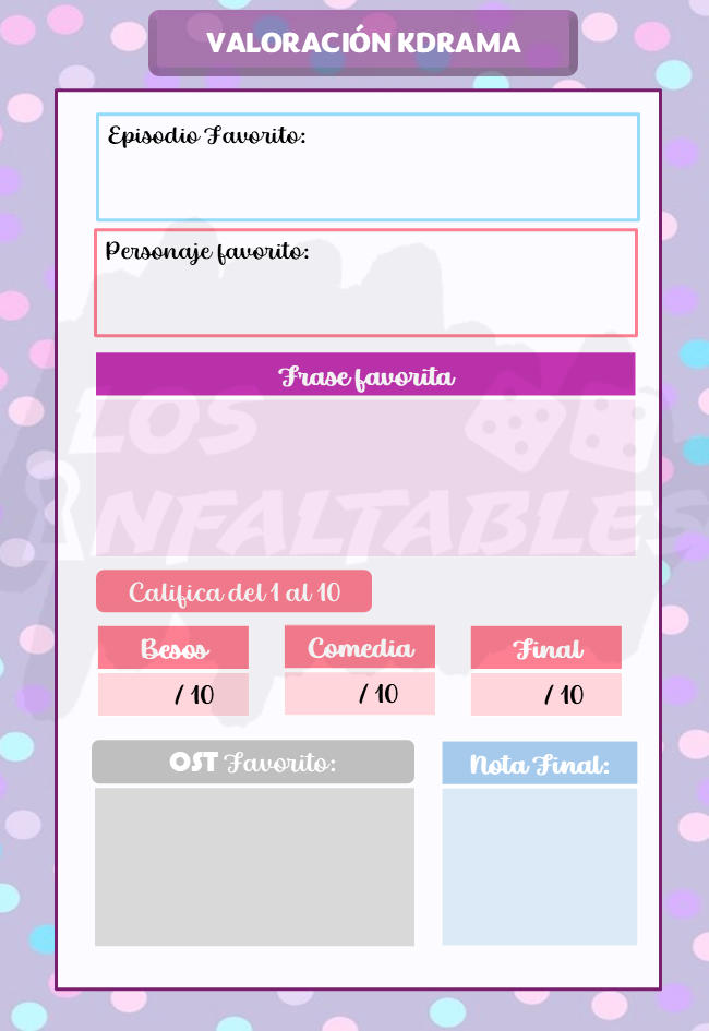 AGENDA, DIARIO, CUADERNO, BITACORA, SERIES DE K-DRAMA - 7