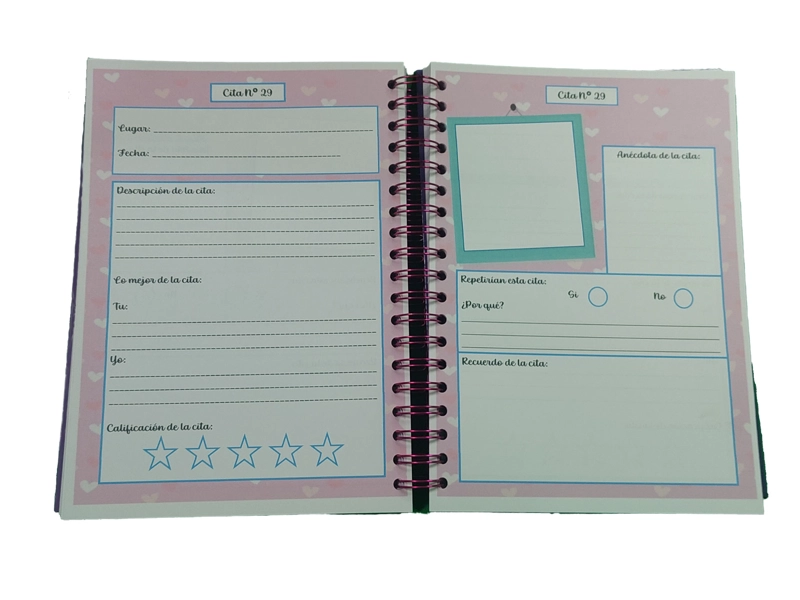 CUADERNO, BITÁCORA, DIARIO, AGENDA NUESTRAS 100 CITAS - 5