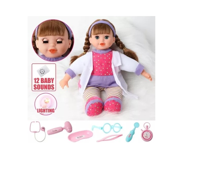 MUÑECA ROSADO DOCTORA BONNIE - 8