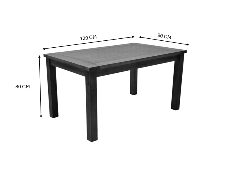 COMEDOR 4 SILLAS MUNICH COLOR CARAMELA - 6