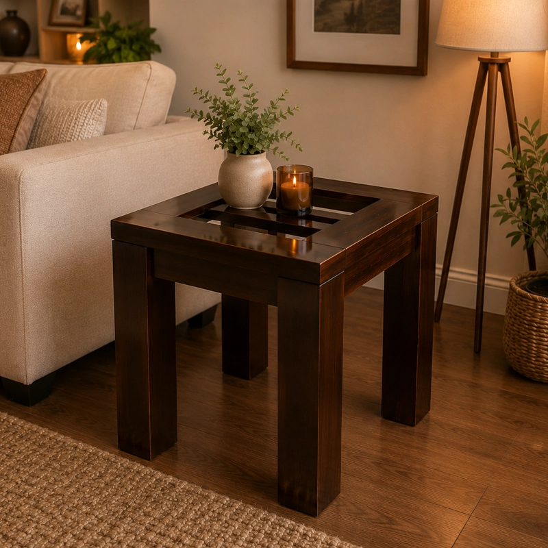 MESA LATERAL BOSTON COLOR CHOCOLATE - 2