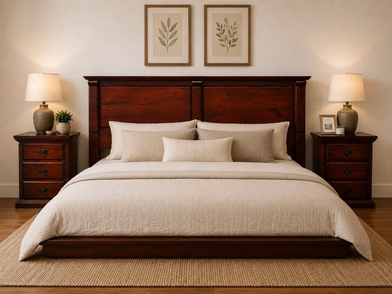 RESPALDO CAMA KING MUNICH COLOR CHOCOLATE HEIM STORE - 1