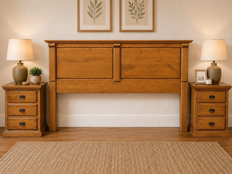 RESPALDO CAMA KING MUNICH COLOR CARAMELO HEIM STORE - 2
