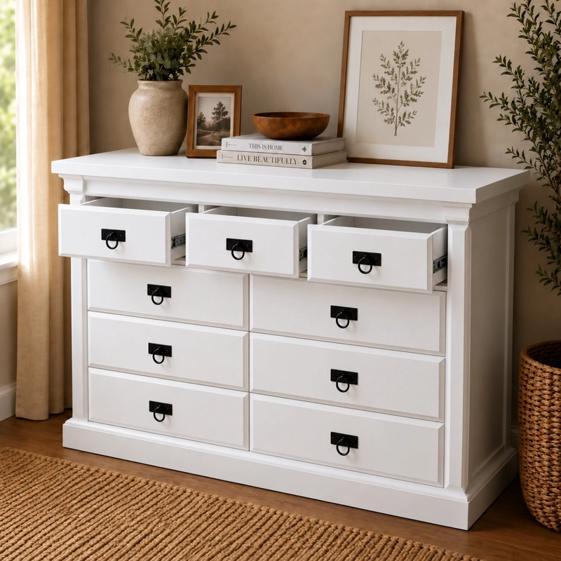 COMODA MUNICH 9 CAJONES BLANCO HEIM STORE - 3
