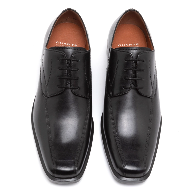 ZAPATOS CUERO HOMBRE GUANTE NEGRO - 4