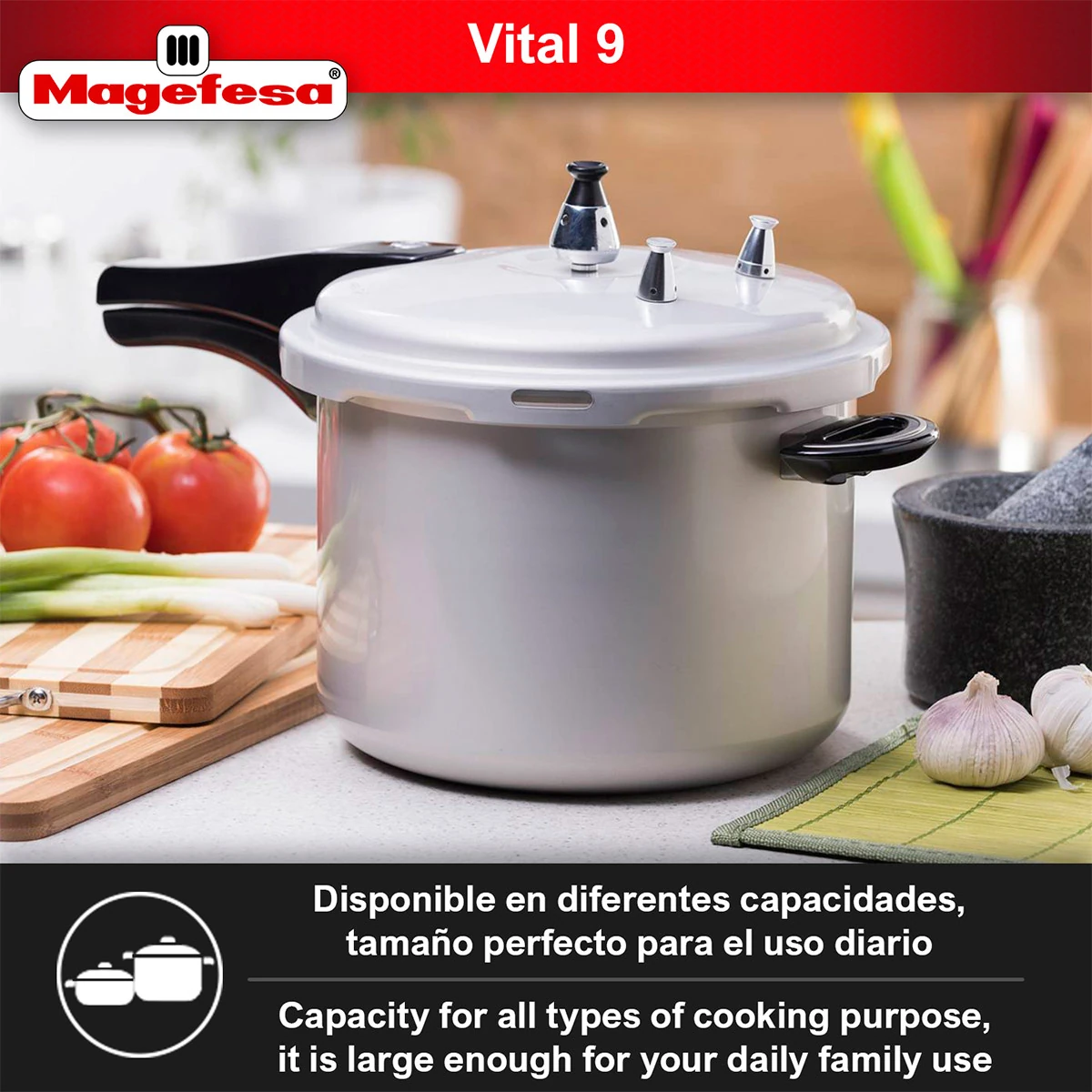 OLLA A PRESIÓN MAGEFESA VITAL 9 L - 5