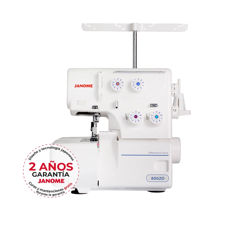 MAQUINA DE COSER OVERLOCK JANOME 8002D - 1