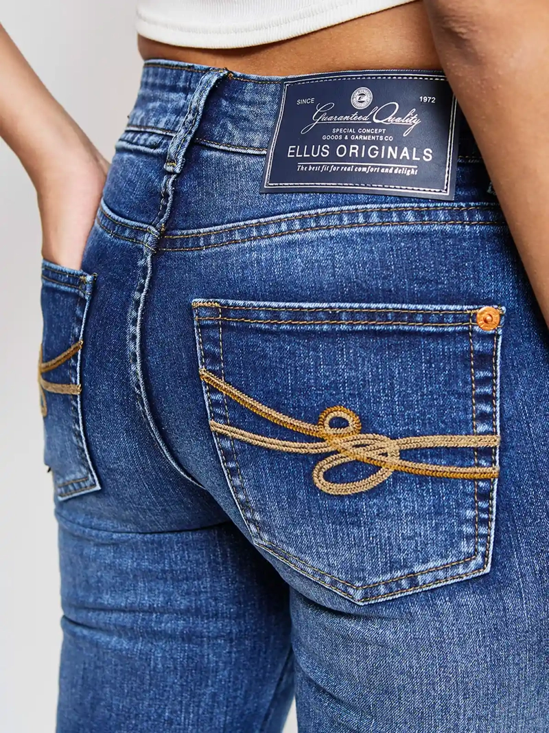 JEANS ALGODÓN REGULAR MUJER ELLUS - 4